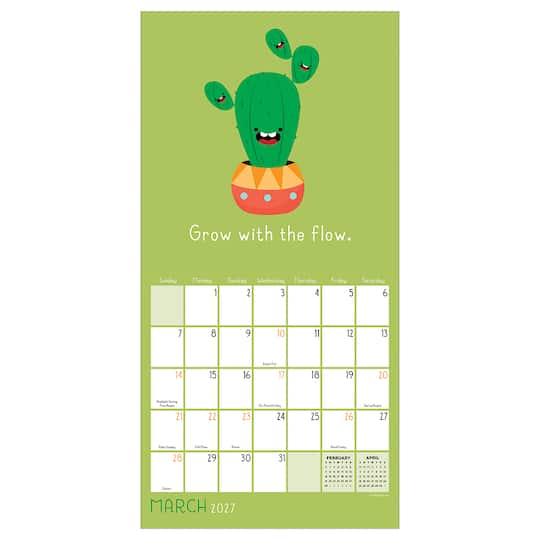 2027 Puns Mini Calendar